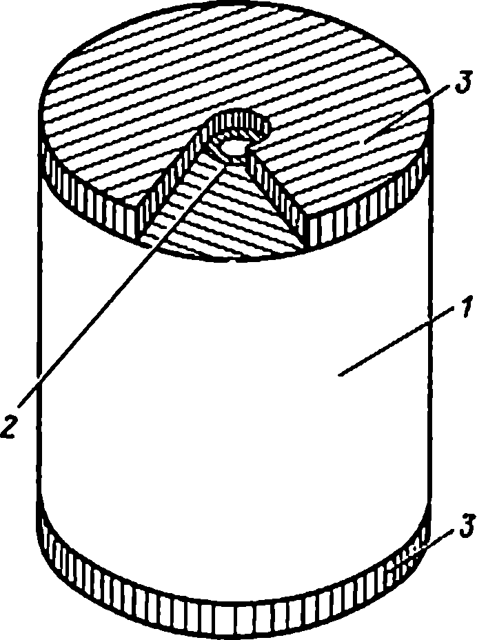 Цилиндрическая секция конденсатора
