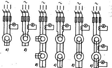 Схемы сушки двигателей трехфазным током