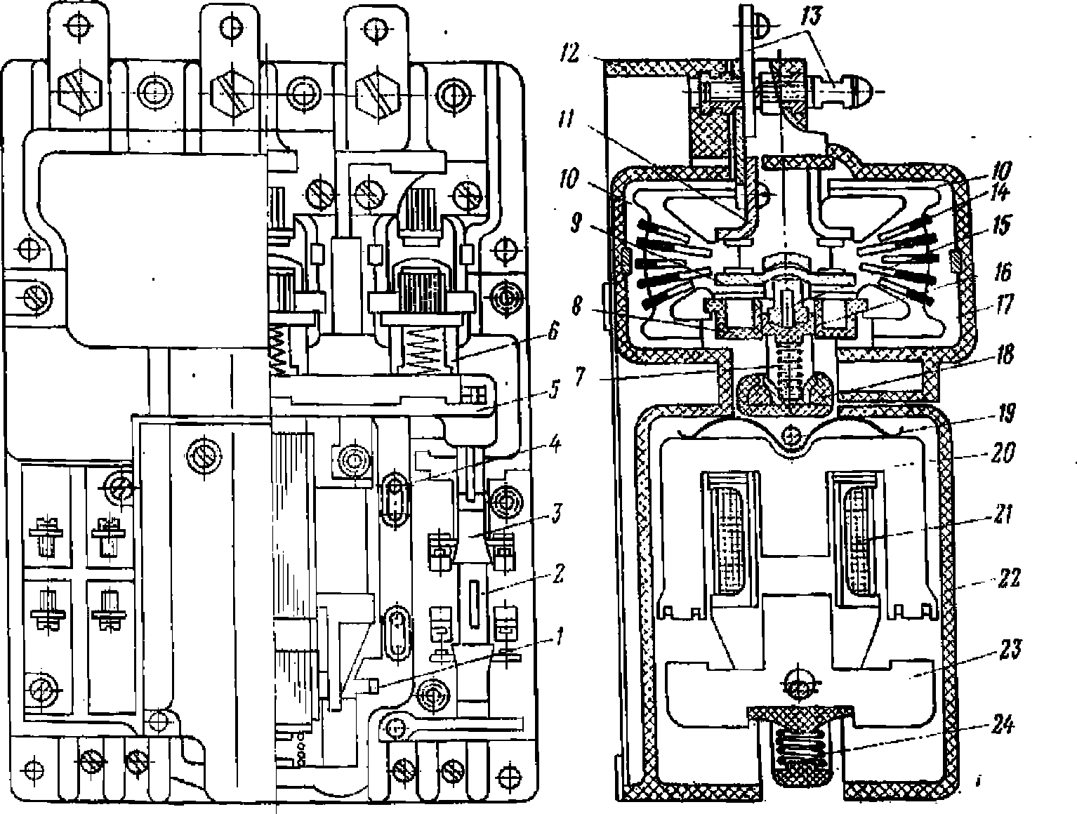 Контактор КТУ-2Α