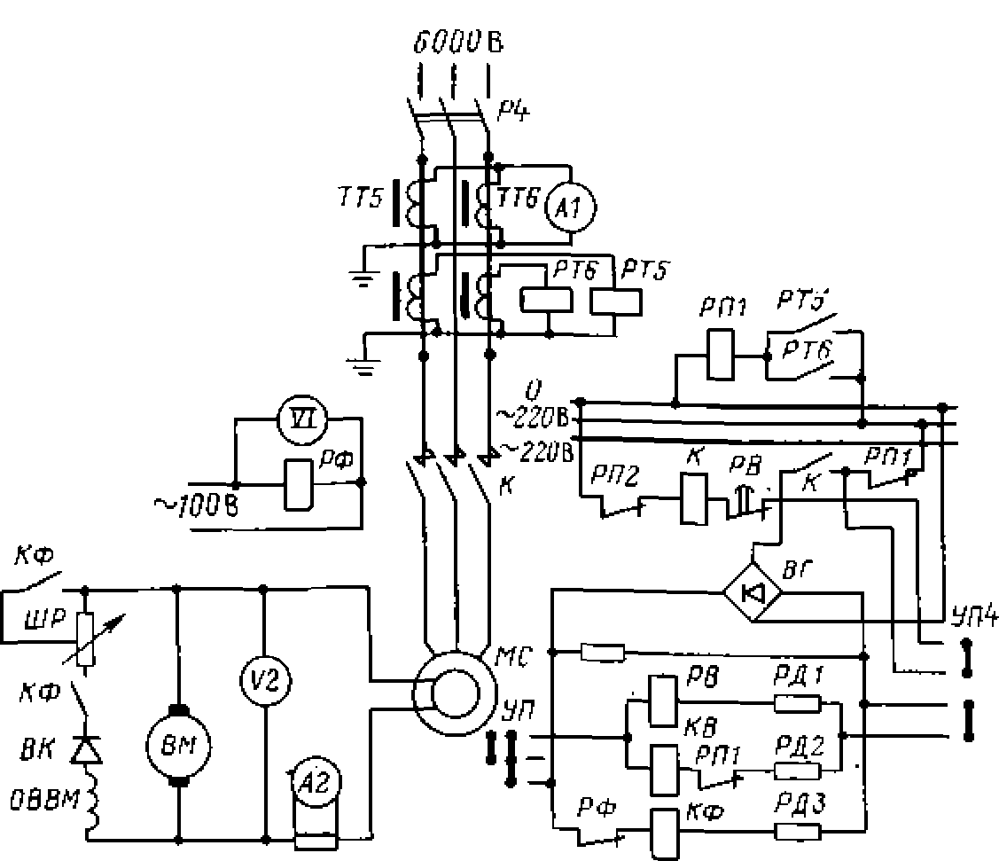 Схемы управления электроприводами | Электромонтер буровых установок