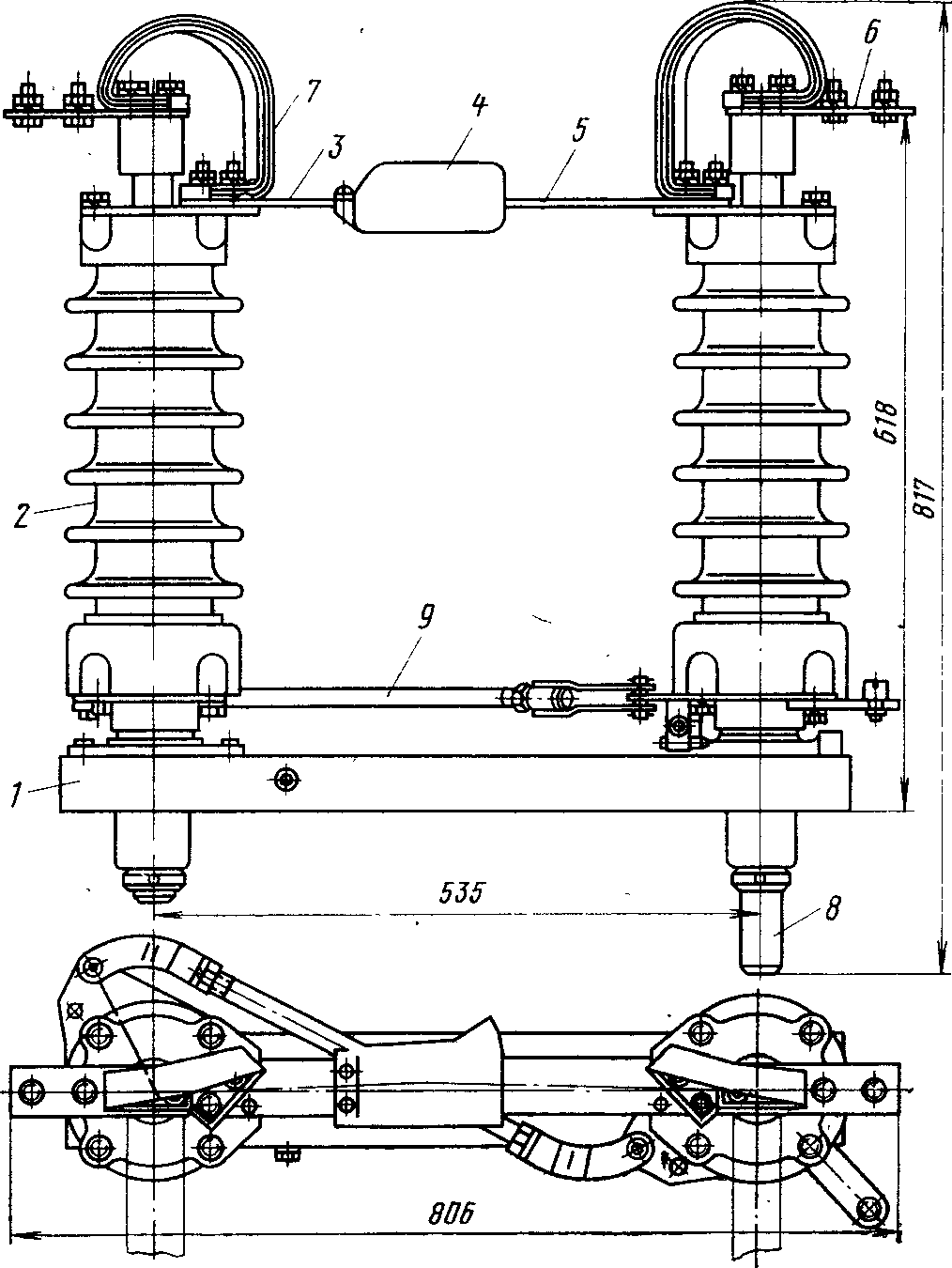 Разъединитель РЛНД-35/1000