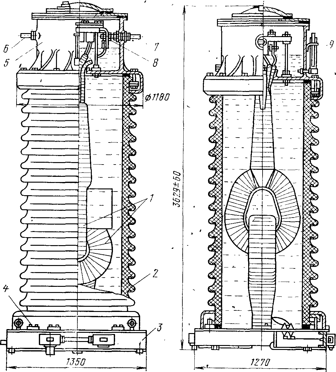 Трансформатор тока ТФН-220