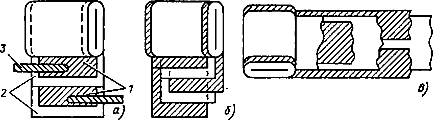 Конструкции секций конденсаторов