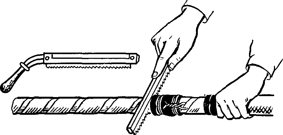 Надрезание металлических оболочек бронерезкой