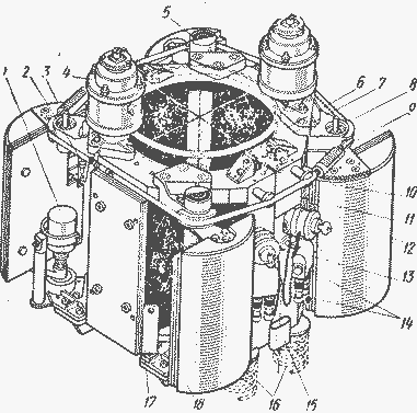 хема реактора энергоустановки SNAP-10A