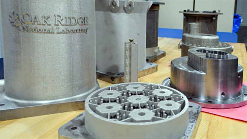 компоненты реактора выполненные 3D-печатью