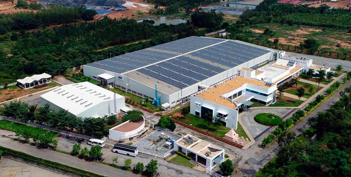 завод по производству солнечных батарей