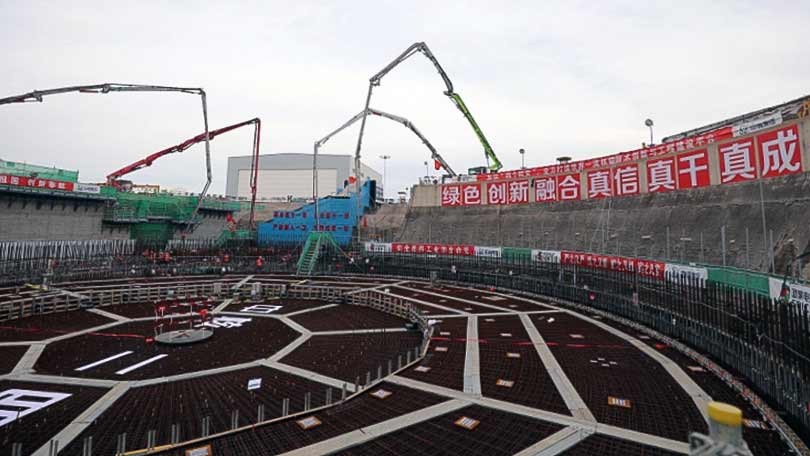 Начато строительство четвертого блока АЭС Хайян